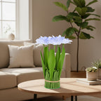 Daffodils  Faux Flower Bundle (22cm) - Light Blue_8363213_2