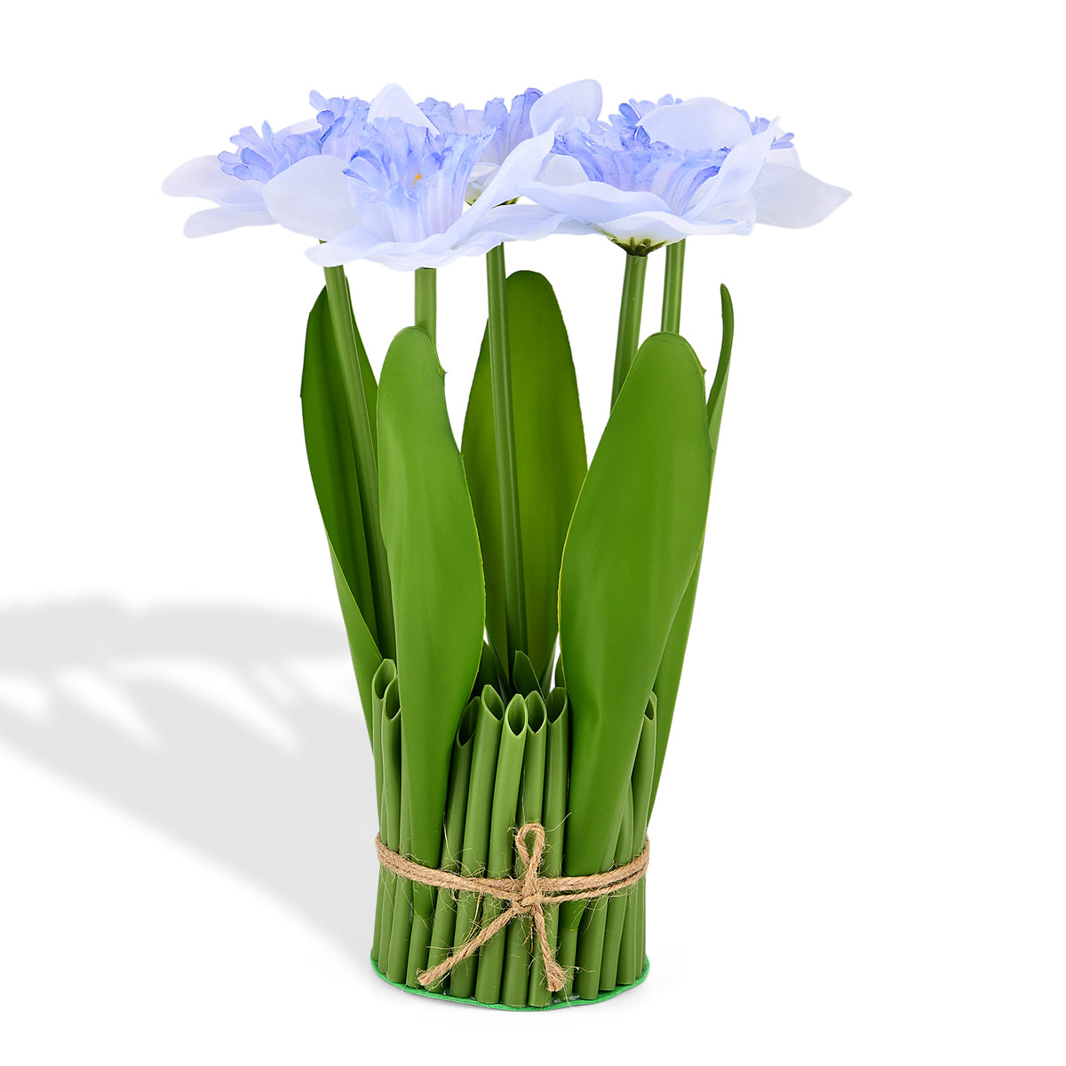 Daffodils  Faux Flower Bundle (22cm) - Light Blue V32519012 4
