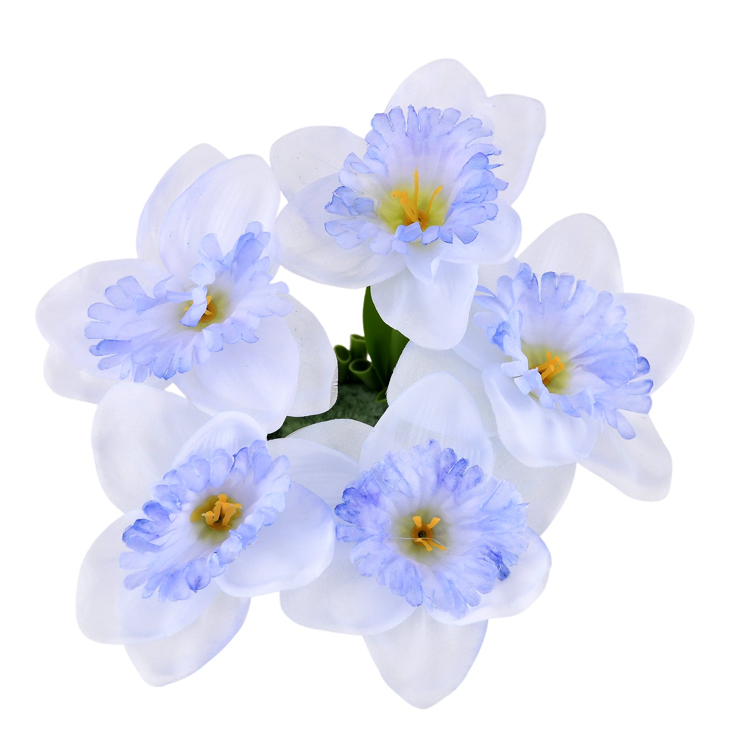 Daffodils  Faux Flower Bundle (22cm) - Light Blue V32519012 5