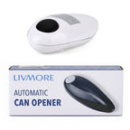 Back by Demand - Livmore Automatic Can Opener - Battery Operated (2 x AA not inc) - White_8363452_5