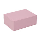 2 Layers Jewellery Box, Elegant Jewellery Organiser With Lock And Key - Pink_8366487_4
