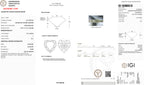 Luxuriant 950 Platinum IGI Certified Lab Grown Diamond (VS/EF) Heart Ring 3.51 Ct, Platinum Wt. 5.70 Gms._8366825_7