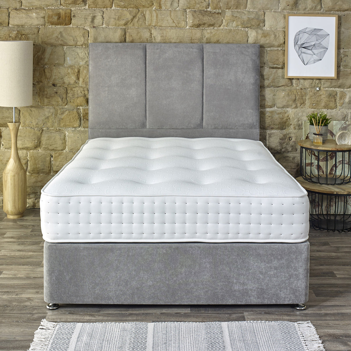 Renoir Hybrid 1000 Pocket Sprung and Memory Foam Mattress by Starry Nights - Double (135 x 190 cm) 8367854 0