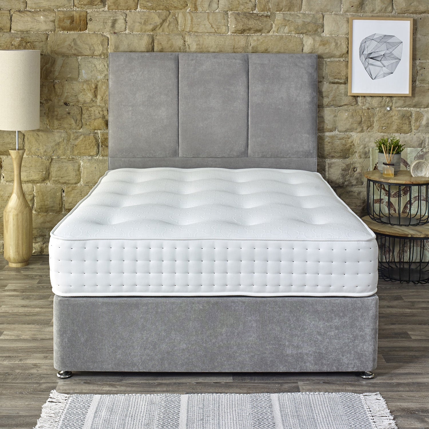 Renoir Hybrid 1000 Pocket Sprung and Memory Foam Mattress by Starry Nights - Double (135 x 190 cm) 8367854 0