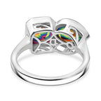 D'Joy Nebula Quartz Doublet Ring in Platinum Overlay Sterling Silver 2.75 Ct._8369933_4