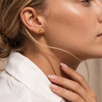 Luxoro - 14K Yellow Gold AAA Yellow Sapphire Solitaire Stud Earring with Screw Back 1.10 Ct._8370439_2