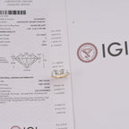 Luxuriant - 18K Yellow Gold IGI Certified Lab Grown Diamond (VS/E-F) Trilogy Ring 3.00 Ct._8371125_6