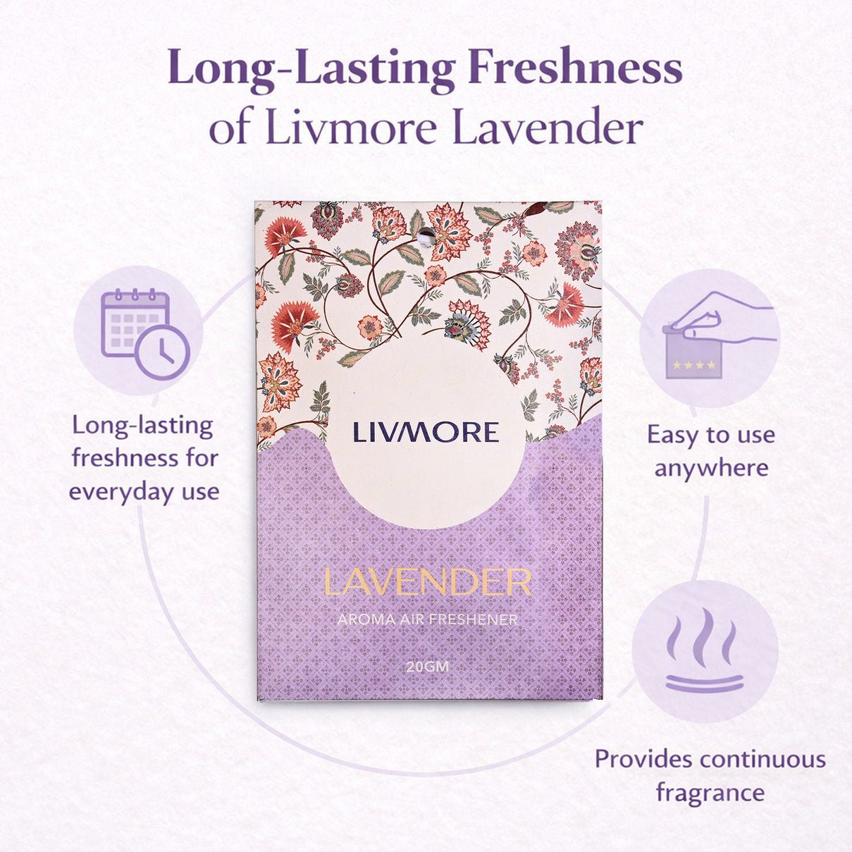 Livmore Set of 10 Lavender Fragrance Sachets (Size 8 x 9Cm) V32491213 3