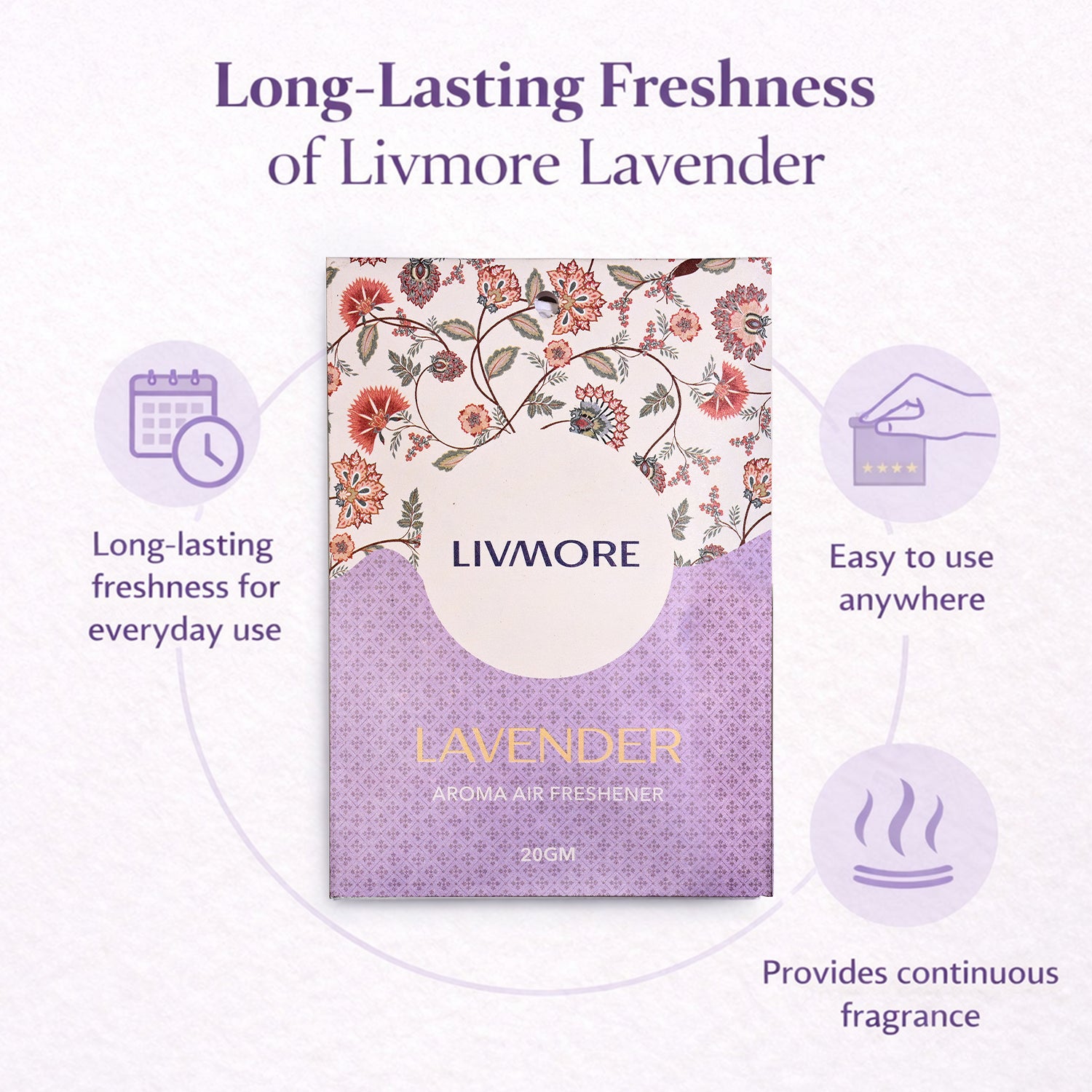 Livmore Set of 10 Lavender Fragrance Sachets (Size 8 x 9Cm) V32491213 3