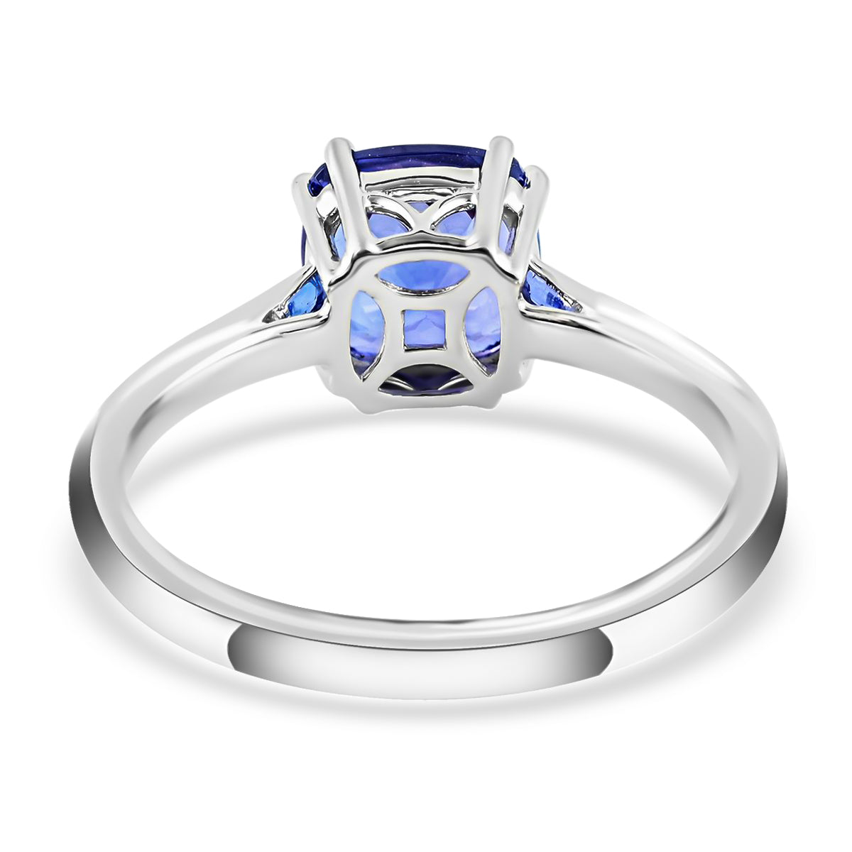 18K White Gold AAA Tanzanite Solitaire Ring, Gold Wt. 3.02 Gms 1.900 Ct. 8374105 5