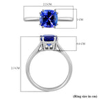 Iliana 18K W Gold AAA Tanzanite Ring, Gold Wt.3.02 Gms  1.900  Ct._8374105_6