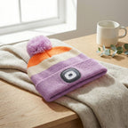 Heat Machine Kids-Children Winter Multipurpose Rechargeable LED Beanie Hat