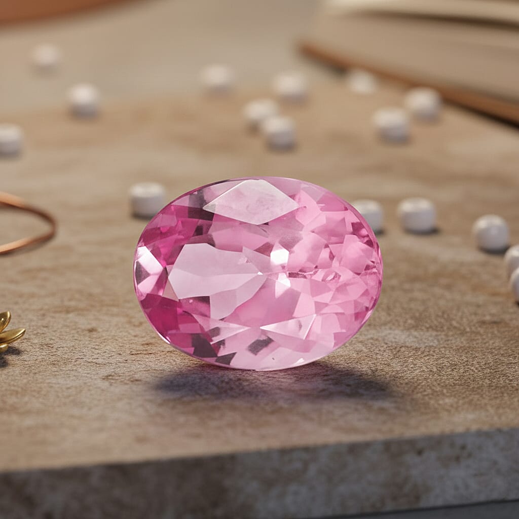 AAA Pink Spinel Oval Cut Gemstone 1.00 Ct. 8374430 1