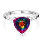 D'Joy Nebula Quartz Doublet Solitaire Ring in Platinum Overlay Sterling Silver 2.96 Ct._8374492