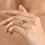 D'Joy Nebula Quartz Doublet Solitaire Ring in Platinum Overlay Sterling Silver 2.96 Ct._8374492_2
