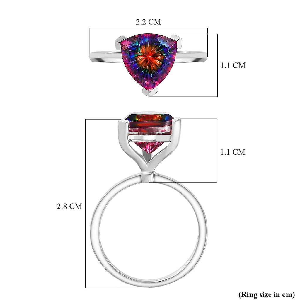 D'Joy Nebula Quartz Doublet Solitaire Ring in Platinum Overlay Sterling Silver 2.96 Ct._8374492_5