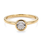 Luxuriant Lab Grown Diamond (SI-G/H) Solitaire Diamond Ring in 18K Vermeil Yellow Gold Plated Sterling Silver_8374539