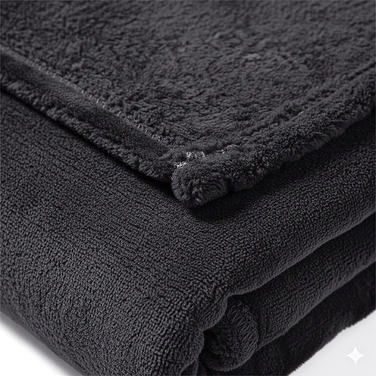 BIG CLOSEOUT OFFER - Ultra Luxurious Soft Velvet Touch Throw (Size 150 x 200 Cm) - Black 8375284 3