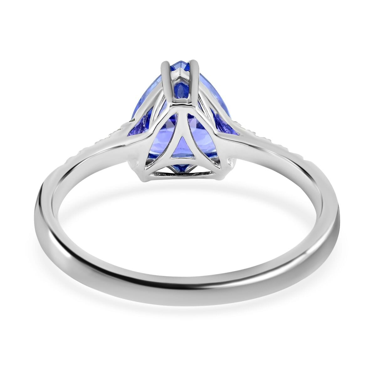 Iliana 18K W Gold AAA Tanzanite, White Diamond SI Ring, Gold Wt.2.8 Gms  2.050  Ct. 8375309 4