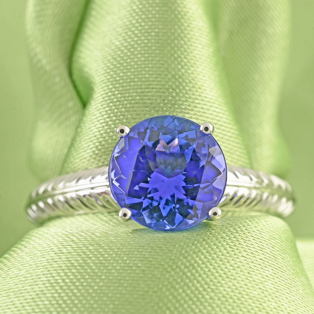 950 Platinum AAAA Tanzanite Ring, Platinum Wt.4.77 Gms  1.500  Ct._8375331_1