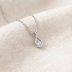 Luxuriant - Lab Grown Diamond (SI/G-H) Solitaire Pendant in Rhodium Overlay Sterling Silver 0.60 Ct._8375584_4