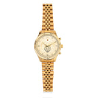 GENOA TIME V2 Miyota 2115 Quartz 3ATM WR Dragon Pattern & Crystal Dial & Gold Case Mens Watch with Gold Stainless Steel Strap_8376691