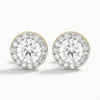NY Close Out- 14K Yellow Gold Lab Grown Diamond (VS-GH) Earring with Push Back 2.00 Ct.