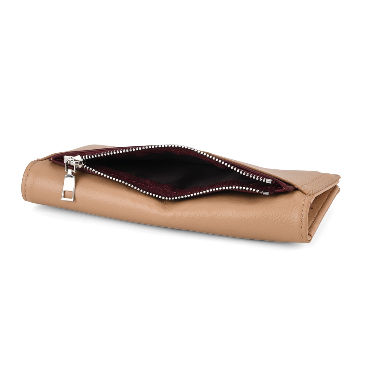 La Marey - Set of 2 RFID Blocking Wallet &amp; Card Holder - Khaki &amp; Burgundy 8377008 5