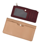 La Marey - Set of 2 RFID Blocking Wallet & Card Holder - Khaki & Burgundy_8377008_6
