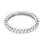 D'Joy - Moissanite Full-Eternity Band Ring in Rhodium Overlay Sterling Silver_8377013_4