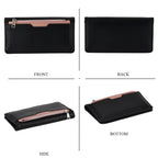La Marey - Set of 2 RFID Blocking Wallet & Card Holder - Black & Pink_8377065_4