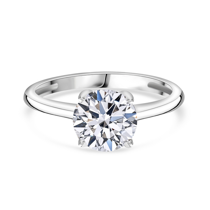 9K White Gold I1-GH Lab Grown Diamond Ring 2.00 Ct. 8377396 1