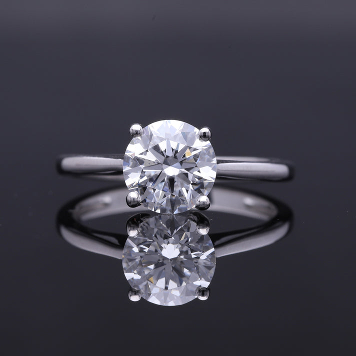 9K White Gold I1-GH Lab Grown Diamond Ring 2.00 Ct. 8377396 2