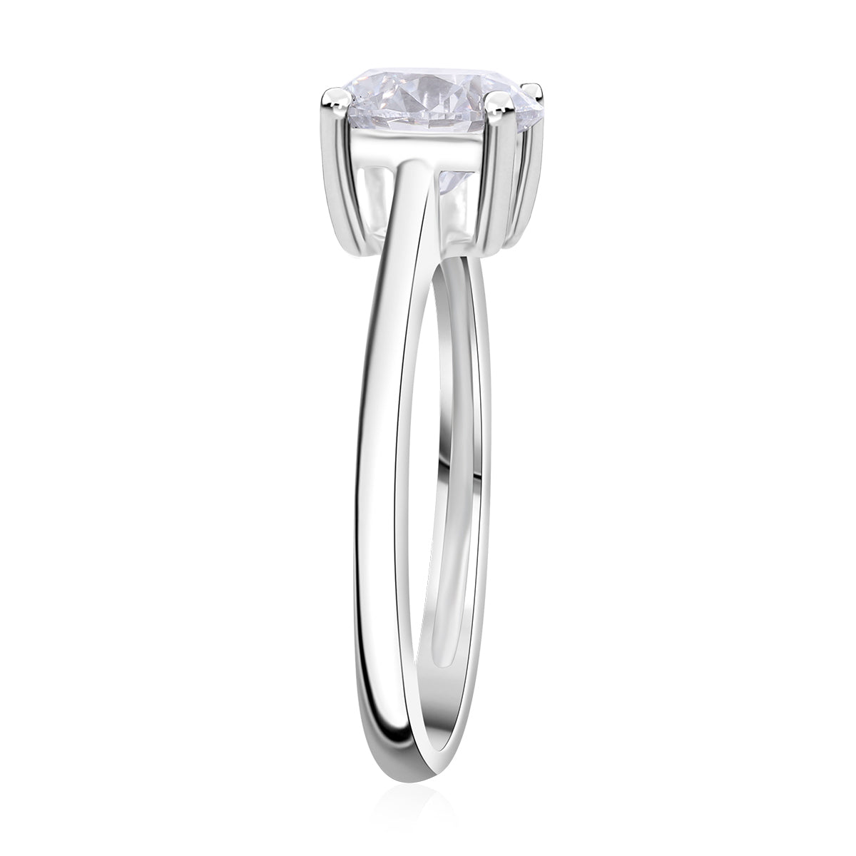9K White Gold I1-GH Lab Grown Diamond Ring 2.00 Ct. 8377396 5