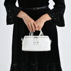 Mega Handbag Clearance Deal - Full Grain 100% Genuine Leather Handbag -White_8377461_3