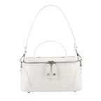 Mega Handbag Clearance Deal - Full Grain 100% Genuine Leather Handbag -White_8377461_5