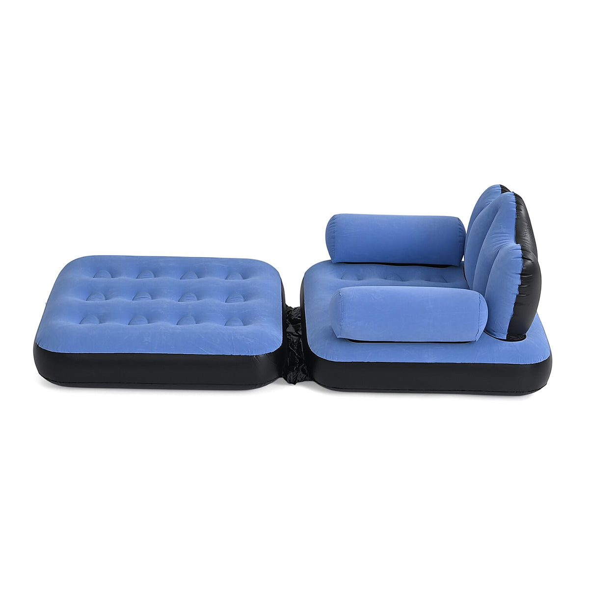 Inflatable Chair / Sofa Bed with Armrest (178 cm) - Blue V32518498 4