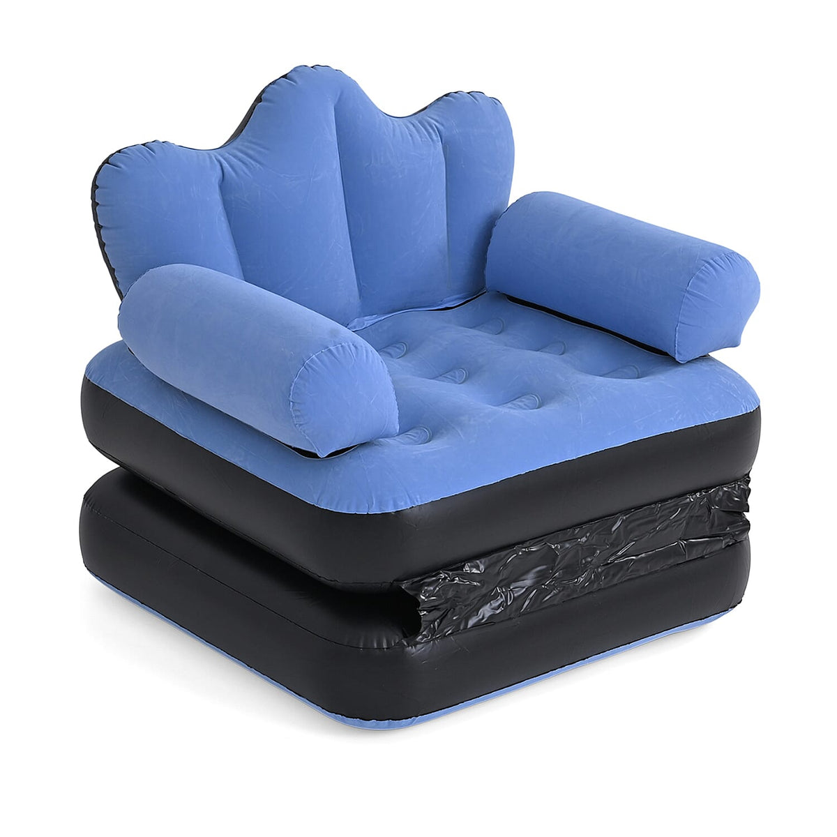 Inflatable Chair / Sofa Bed with Armrest (178 cm) - Blue V32518498 6
