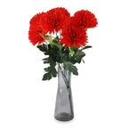 7-Heads Artificial Flower Bouquet (43cm) - Red_8377562_4