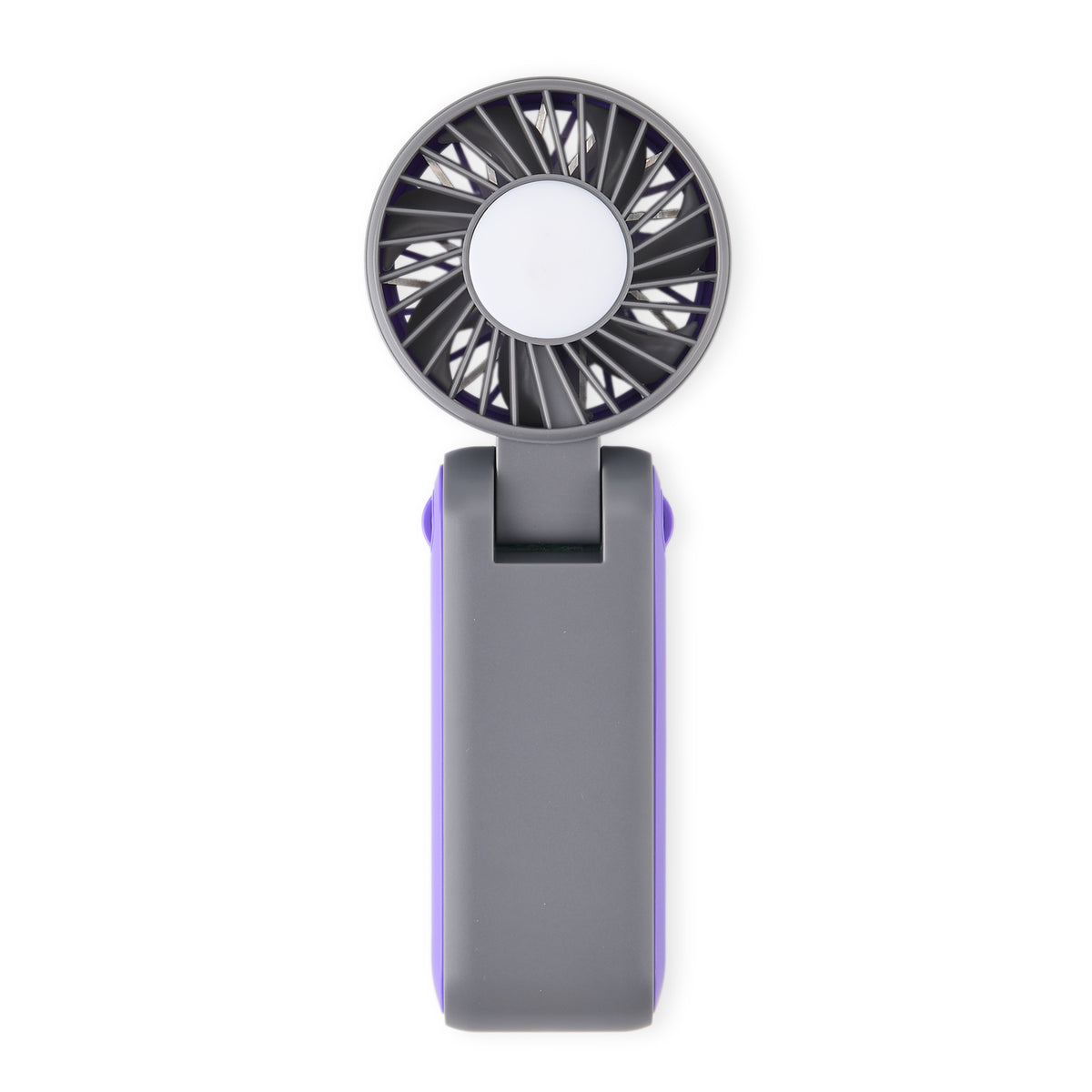 LIVMORE Portable Ice Cooling Fan - 100 Speed Gears, Rechargeable, Handheld Fan with Night Light (3000mAh Battery) - Purple V32528871 4