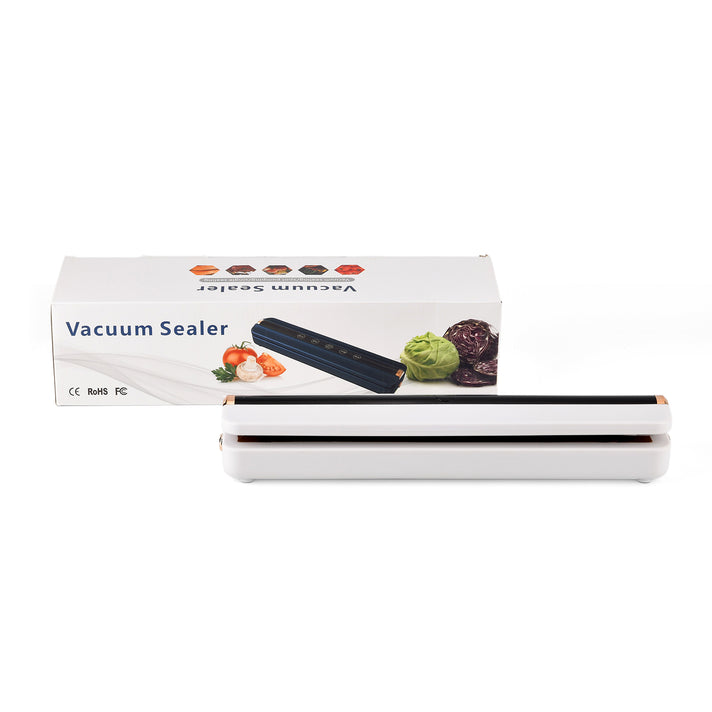 Rechargeable Vacuum Sealing Machine (1500 mAh) with 10 Bags - White 8377868 1
