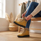 Lotus Saundra Ladies Lace Up Ankle Boots (Size 5) - Mustard_8378404_2
