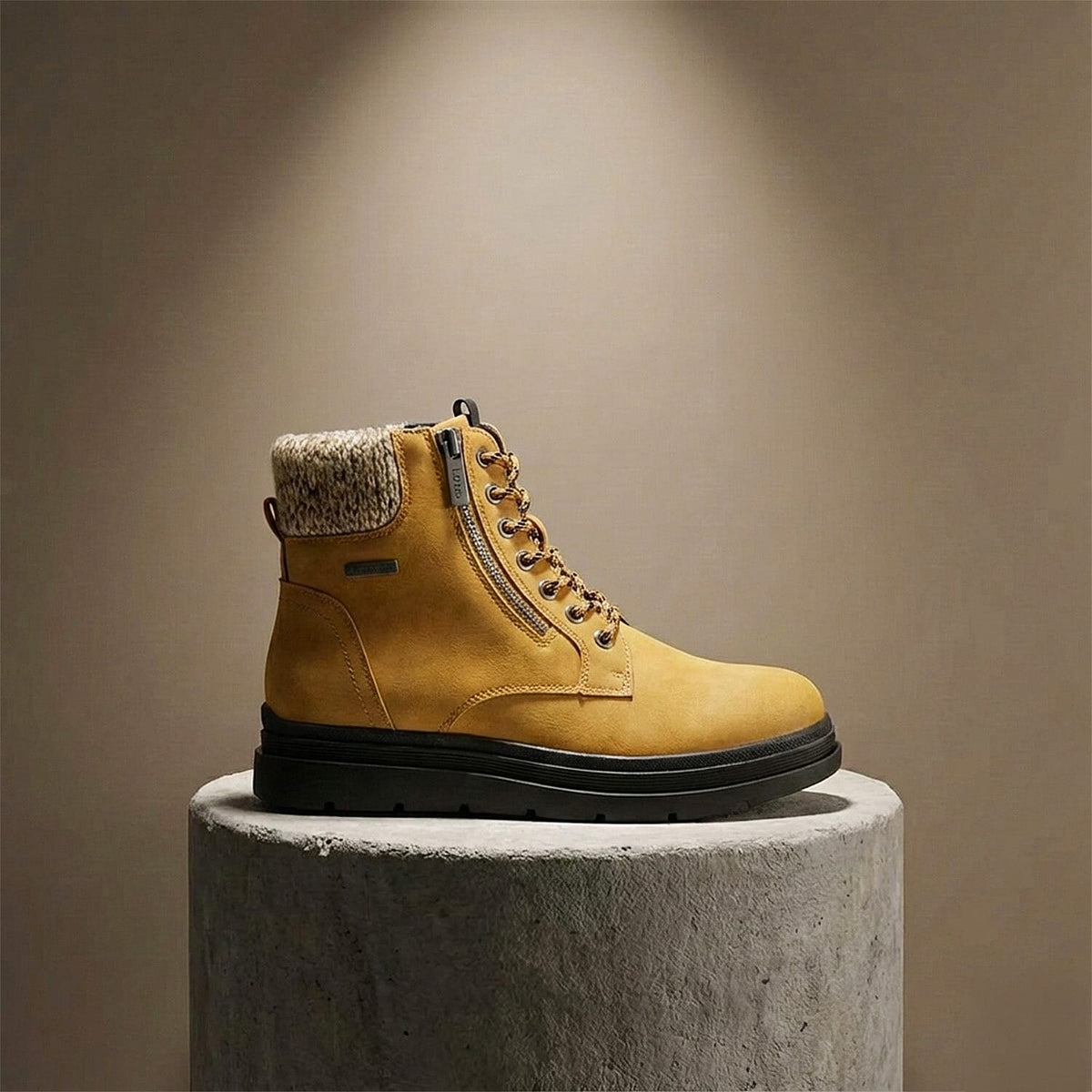 Lotus Saundra Ladies Lace Up Ankle Boots (Size 5) - Mustard V32520479 6