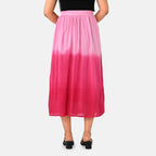 La Marey Tiered A-Line Ombre Dyed Maxi Skirt (Size S, 8-10) - Pink_8378570_2