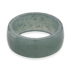 Natural Type A Jadeite 10MM Handcrafted Band Ring 45.00 Ct._8378675_4