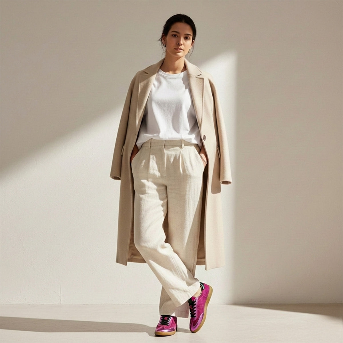 Lotus Frapporta Ladies Leather Trainers (Size 7) - Pink V32565381 3