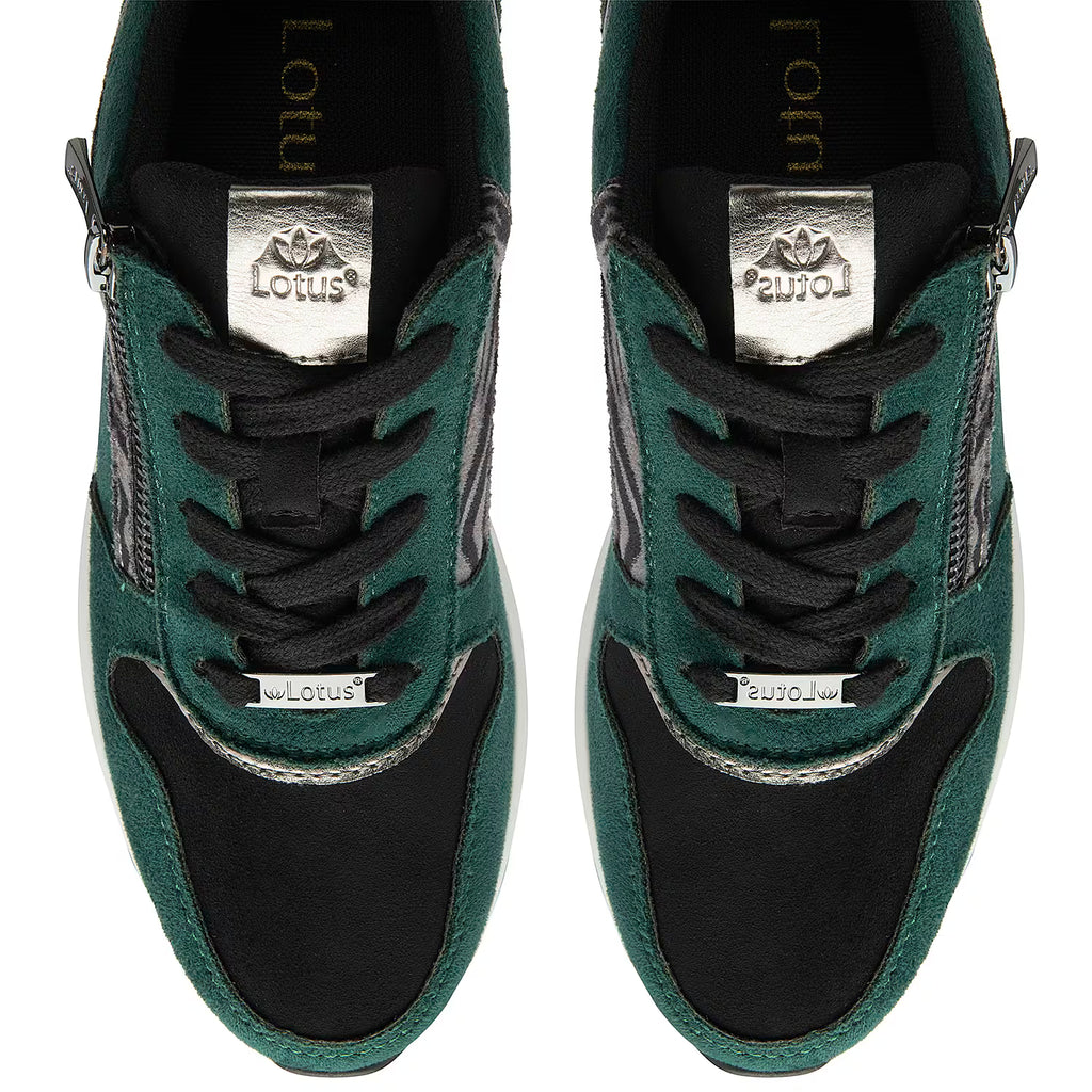 Lotus Venus Ladies Trainers (Size 4) - Green & Black_8379159_6