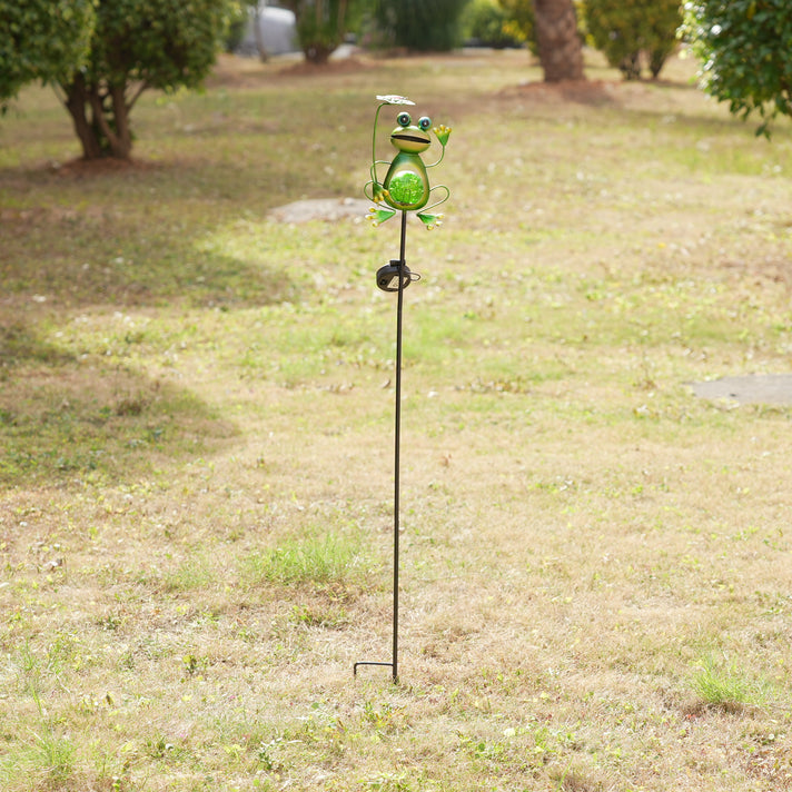 Solar Frog Garden Stake Light (111cm) 6-8 Hour 8380429 2