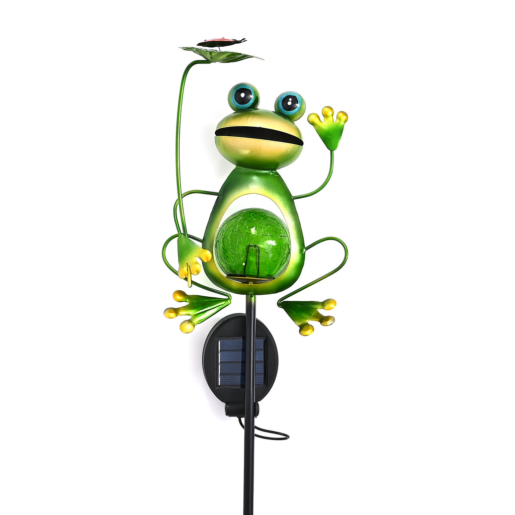 Solar Frog Garden Stake Light (111cm) 6-8 Hour_8380429_4
