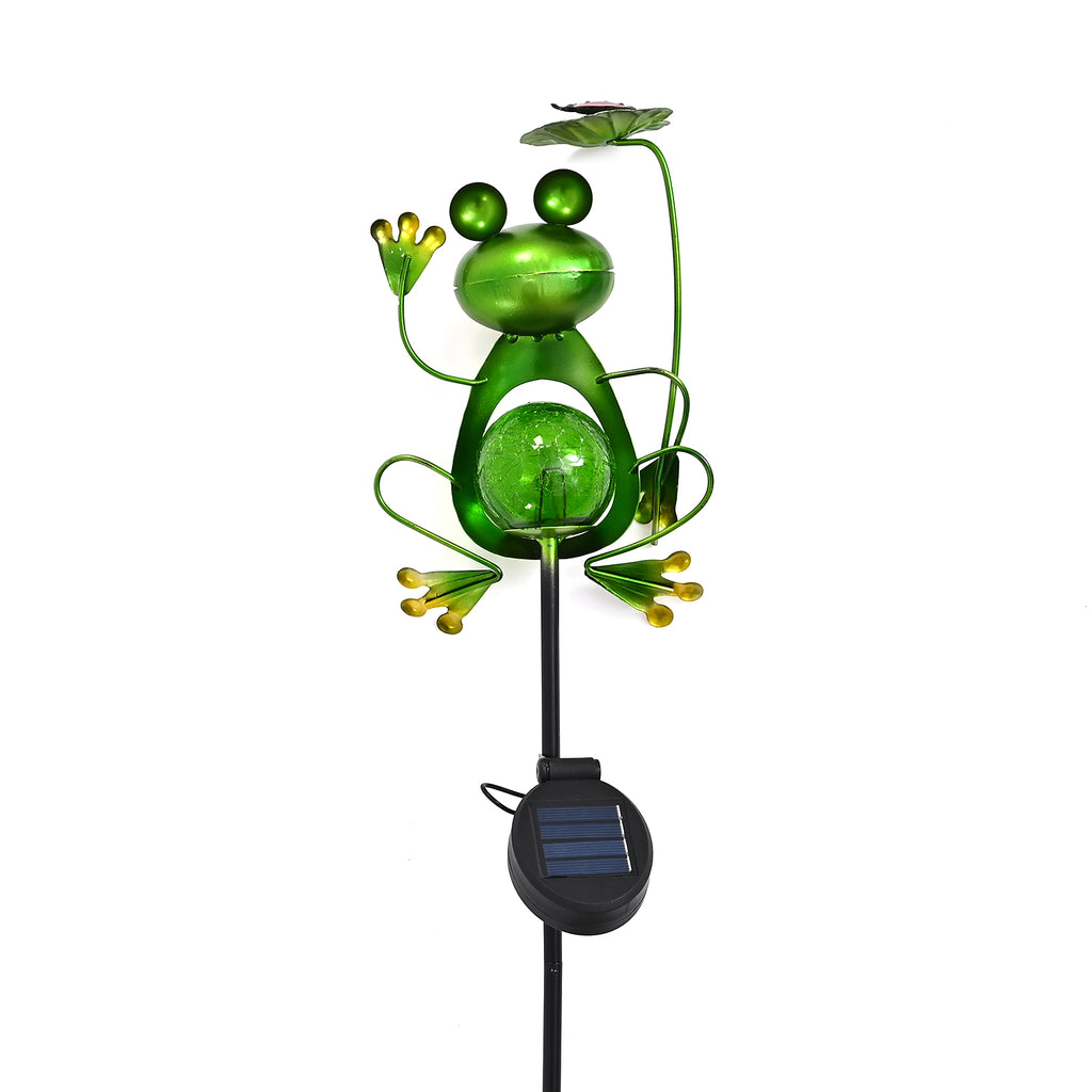 Solar Frog Garden Stake Light (111cm) 6-8 Hour_8380429_5